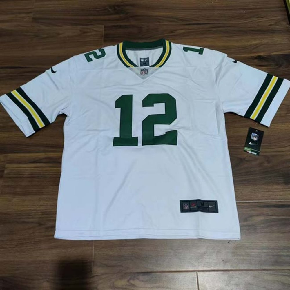 NFL Green Bay Packers Aaron Rodgers #12 Jersey-White